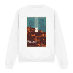 Star Trek Unisex Adult The Next Generation Season 7 Episode 12 Sweatshirt - S, White