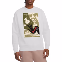 Star Trek Unisex Adult The Next Generation Season 7 Episode 19 Sweatshirt - XXL, White
