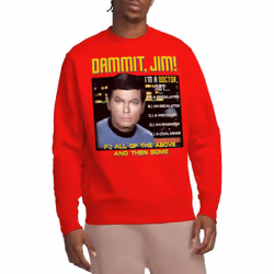 Star Trek Unisex Adult All of the Above Sweatshirt