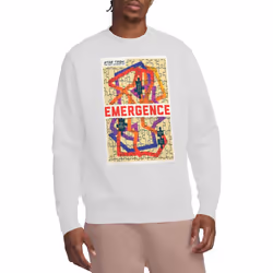 Star Trek Unisex Adult The Next Generation Season 7 Episode 23 Sweatshirt - XL, White