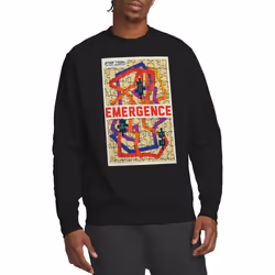 Star Trek Unisex Adult The Next Generation Season 7 Episode 23 Sweatshirt - S, Black