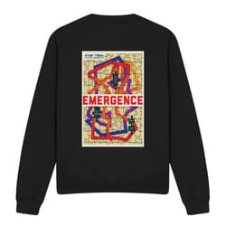 Star Trek Unisex Adult The Next Generation Season 7 Episode 23 Sweatshirt - XXL, Black