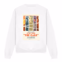 Star Trek Unisex Adult The Original Series Episode 80 Sweatshirt - L, White