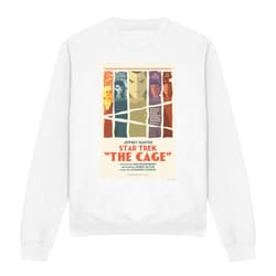 Star Trek Unisex Adult The Original Series Episode 80 Sweatshirt - L, White