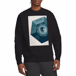 Star Trek Unisex Adult The Next Generation Season 6 Episode 9 Sweatshirt - S, Black