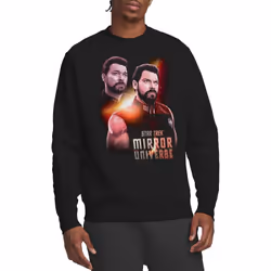 Star Trek Unisex Adult Mirror Riker Sweatshirt - M, Black