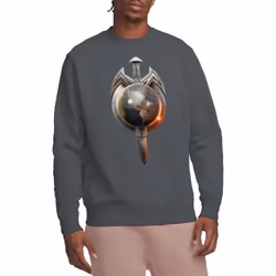 Star Trek Unisex Adult Terran Empire Sweatshirt - M, Charcoal