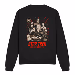 Star Trek Unisex Adult Poster Sweatshirt - S, Black