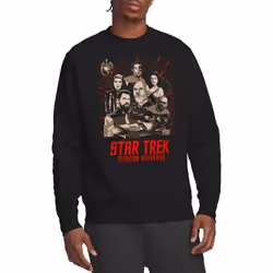 Star Trek Unisex Adult Poster Sweatshirt - S, Black