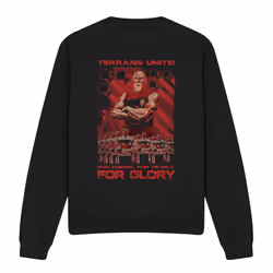 Star Trek Unisex Adult Terrans Unite Sweatshirt - M, Black