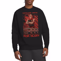 Star Trek Unisex Adult Terrans Unite Sweatshirt - L, Black