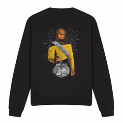 Star Trek Unisex Adult 30 Worf Sweatshirt - XXL, Black