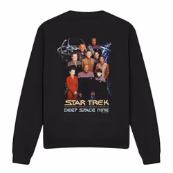 Star Trek Unisex Adult DS9 Crew Sweatshirt - XL, Black
