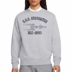 Star Trek Unisex Adult Stargazer Athletic Sweatshirt - XXL, Sport Heather