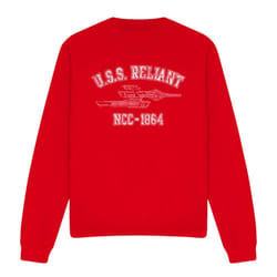 Star Trek Unisex Adult Reliant Athletic Sweatshirt - XL, Red