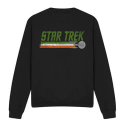 Star Trek Unisex Adult Irish Enterprise Sweatshirt - XXL, Black