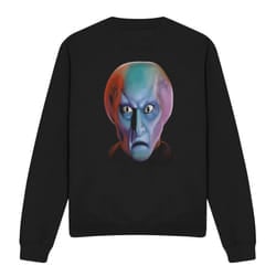 Star Trek Unisex Adult Balok Head Sweatshirt - XXL, Black