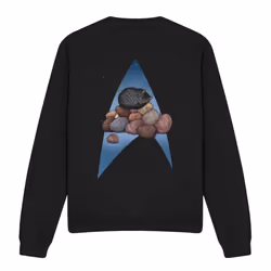 Star Trek Unisex Adult Five Year Nap Sweatshirt - XXL, Black