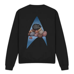 Star Trek Unisex Adult Five Year Nap Sweatshirt - XXL, Black