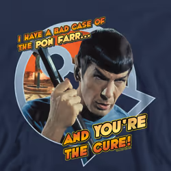 Star Trek Unisex Adult Pon Farr Sweatshirt - XXL, Navy