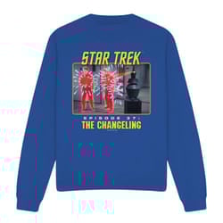Star Trek Unisex Adult The Changeling Sweatshirt - XXL, Royal Blue