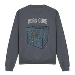 Star Trek Unisex Adult The Tritanium Sweatshirt - XXL, Charcoal