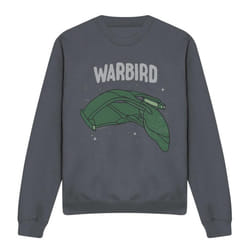 Star Trek Unisex Adult The D'Deridex Classic Sweatshirt - XXL, Charcoal