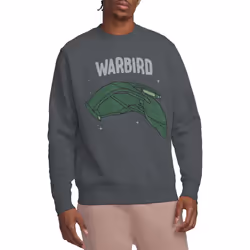 Star Trek Unisex Adult The D'Deridex Classic Sweatshirt - XXL, Charcoal
