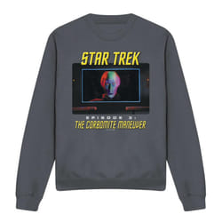 Star Trek Unisex Adult The Corbomite Maneuver Sweatshirt - XL, Charcoal