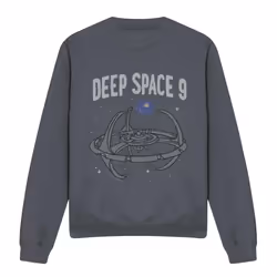 Star Trek Unisex Adult The Bajor Sweatshirt - XXL, Charcoal