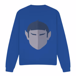 Star Trek Unisex Adult The Vulcan Sweatshirt - XL, Royal Blue