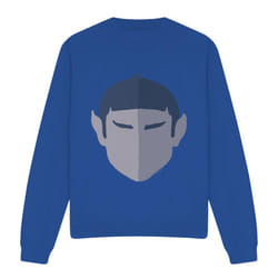 Star Trek Unisex Adult The Vulcan Sweatshirt - XL, Royal Blue