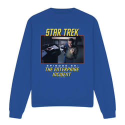 Star Trek Unisex Adult The Enterprise Incident Sweatshirt - S, Royal Blue