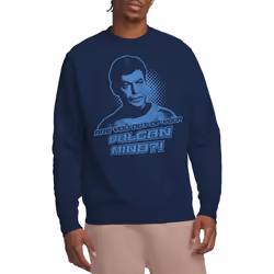 Star Trek Unisex Adult Vulcan Mind Sweatshirt - XXL, Navy