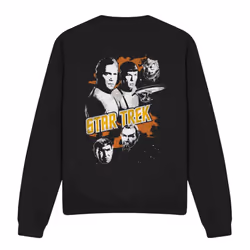 Star Trek Unisex Adult Good Vs Evil Graphic Sweatshirt - L, Black