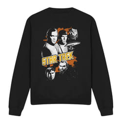 Star Trek Unisex Adult Good Vs Evil Graphic Sweatshirt - L, Black