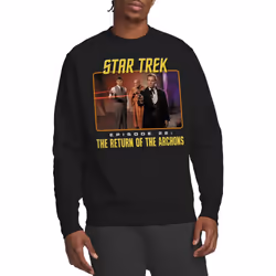 Star Trek Unisex Adult Episode 22 Sweatshirt - L, Black