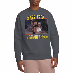 Star Trek Unisex Adult Episode 46 Sweatshirt - XXL, Charcoal