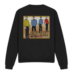 Star Trek Unisex Adult Classic Sweatshirt - L, Black
