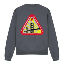 Star Trek Unisex Adult Starfleet Academy Sweatshirt - M, Charcoal