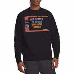 Star Trek Unisex Adult Holodeck Secrets Sweatshirt - S, Black