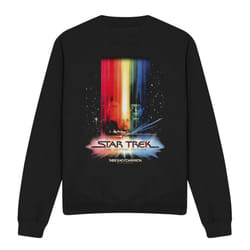 Star Trek Unisex Adult Motion Picture Poster Sweatshirt - L, Black