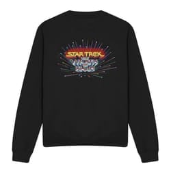 Star Trek Unisex Adult Khan Logo Sweatshirt - L, Black