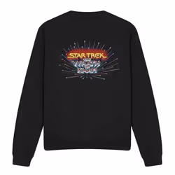 Star Trek Unisex Adult Khan Logo Sweatshirt - XXL, Black