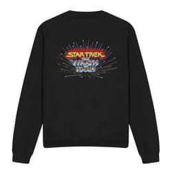 Star Trek Unisex Adult Khan Logo Sweatshirt - XXL, Black