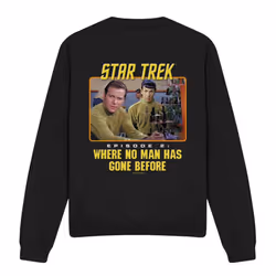 Star Trek Unisex Adult Episode 2 Sweatshirt - XL, Black