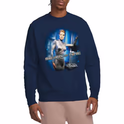 Star Trek Unisex Adult Seven of Nine Sweatshirt - M, Navy