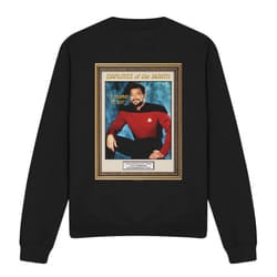 Star Trek Unisex Adult Employee of the Month Sweatshirt - XXL, Black