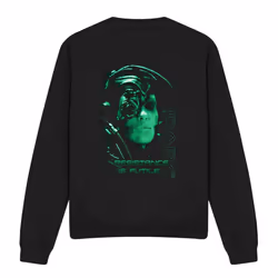 Star Trek Unisex Adult Resistance is Futile Sweatshirt - L, Black
