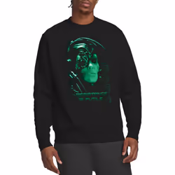 Star Trek Unisex Adult Resistance is Futile Sweatshirt - L, Black